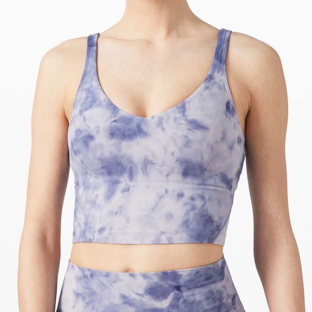 Lululemon Align Tank Diamond Dye Iced Iris Peri Purple Tie-Dye sz 4
